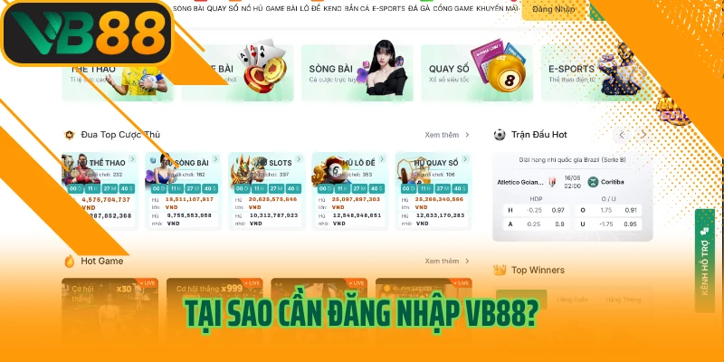 Tại sao cần đăng nhập VB88?